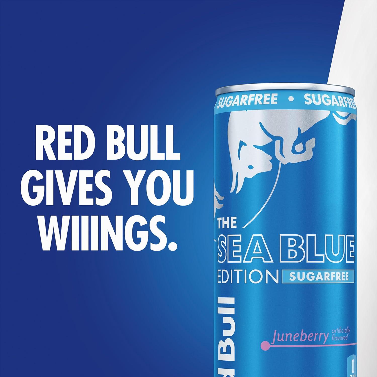 image:imageRed Bull Amber Edition Sugar Free Energy Drink Strawberry Apricot with 114mg Caffeine plus Taurine amp B Vitamins 12 Fl Oz 6 Packs of 4 Cans Pack of 24SugarFree Juneberry