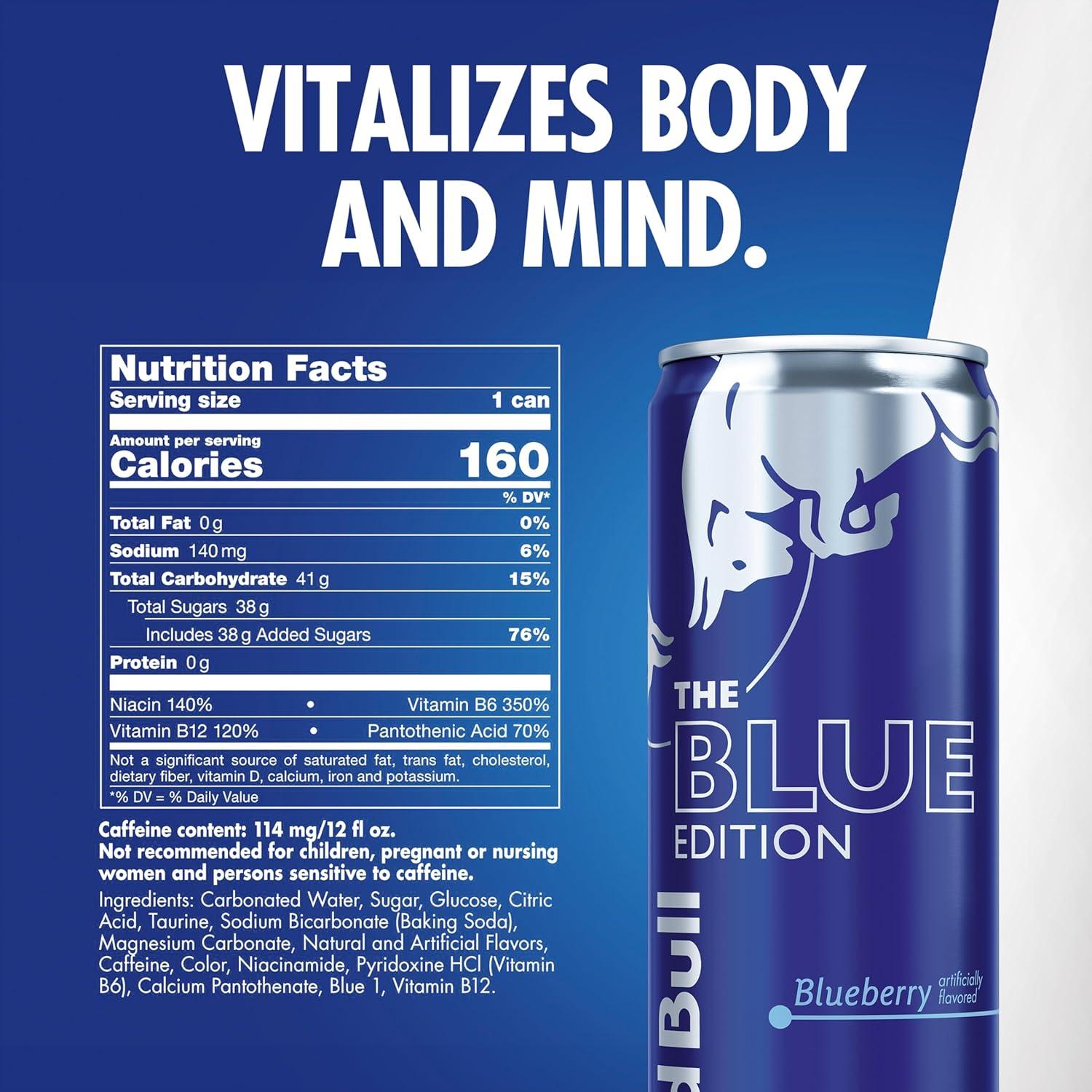 image:imageRed Bull Green Edition Curuba Elderflower Energy Drink 84 Fl Oz 4 CansBlueberry