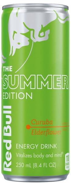 image:imageRed Bull Green Edition Curuba Elderflower Energy Drink 84 Fl Oz 4 CansCuruba Elderflower