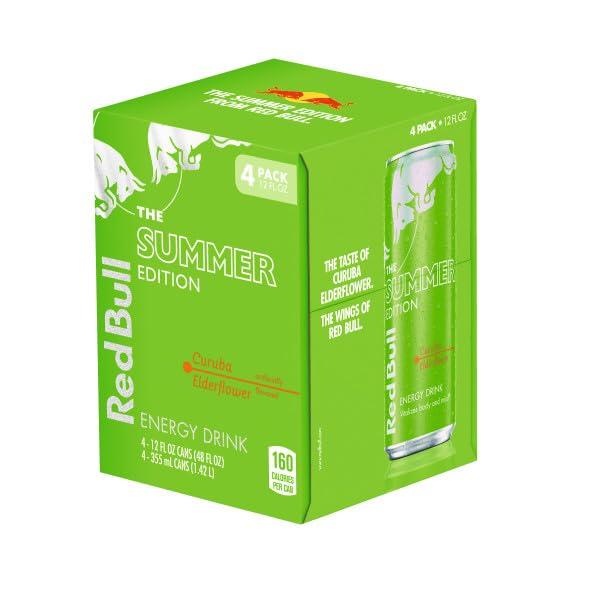 image:imageRed Bull Green Edition Curuba Elderflower Energy Drink 84 Fl Oz 4 CansCuruba Elderflower