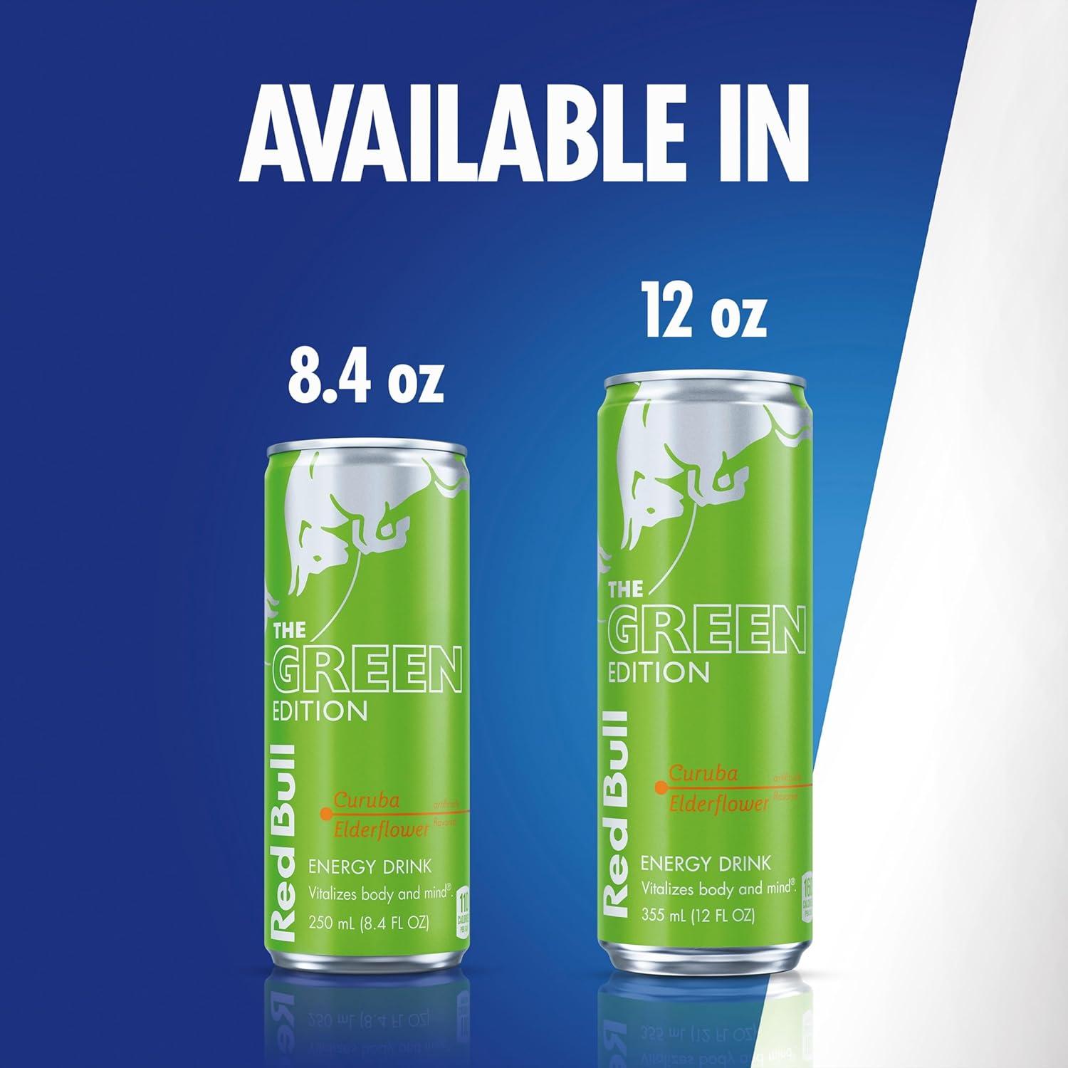 image:imageRed Bull Green Edition Curuba Elderflower Energy Drink 84 Fl Oz 4 CansCuruba Elderflower