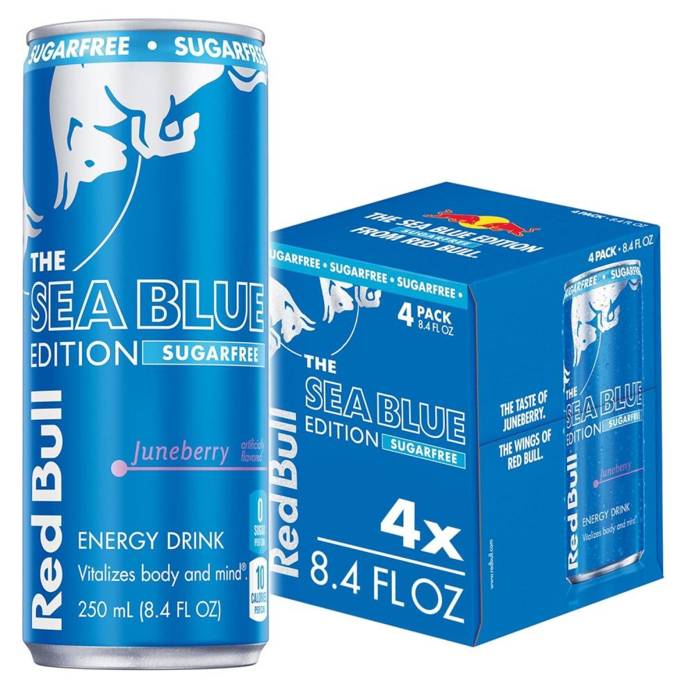 image:imageRed Bull SugarFree Iced Vanilla Berry Energy Drink with 80mg Caffeine plus Taurine amp B Vitamins 84 Fl Oz Pack of 24 CansSugarFree Juneberry