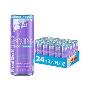 Red Bull Grapefruit and Blossom Sugar-Free Energy Drink, with 80mg Caffeine plus Taurine & B Vitamins, 8.4 Fl Oz, Pack of 24 Cans(Grapefruit and Blossom Sugar-Free)