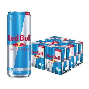 Red Bull Sugar Free Energy Drink with 151mg Caffeine plus Taurine & B Vitamins, 16 Fl Oz, Pack of 12 Cans(12 Fl Oz  4pk (Pack of 4))