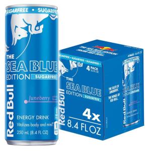 Red Bull Sugar-Free Iced Vanilla Berry Energy Drink, with 80mg Caffeine plus Taurine & B Vitamins, 8.4 Fl Oz, Pack of 24 Cans(Sugar-Free Juneberry)