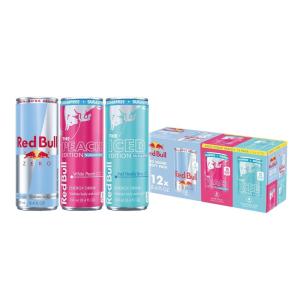 Red Bull Sugar-Free Iced Vanilla Berry Energy Drink, with 80mg Caffeine plus Taurine & B Vitamins, 8.4 Fl Oz, Pack of 24 Cans(Sugar-Free Variety Pack)