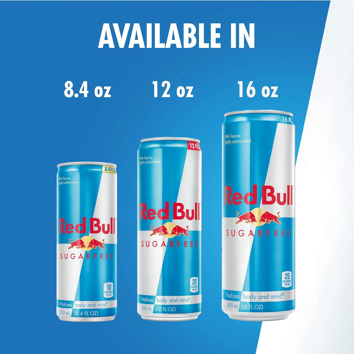 image:imageRed Bull Zero Energy Drink with 114mg Caffeine plus Taurine amp B Vitamins Zero Sugar 12 Fl Oz Pack of 24 CansSugar Free