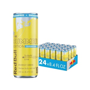 Red Bull Sugar-Free Summer Edition Sudachi Lime Energy Drink, with 80mg Caffeine plus Taurine & B Vitamins, 8.4 Fl Oz, Pack of 24 Cans(Sugar-Free Sudachi Lime)
